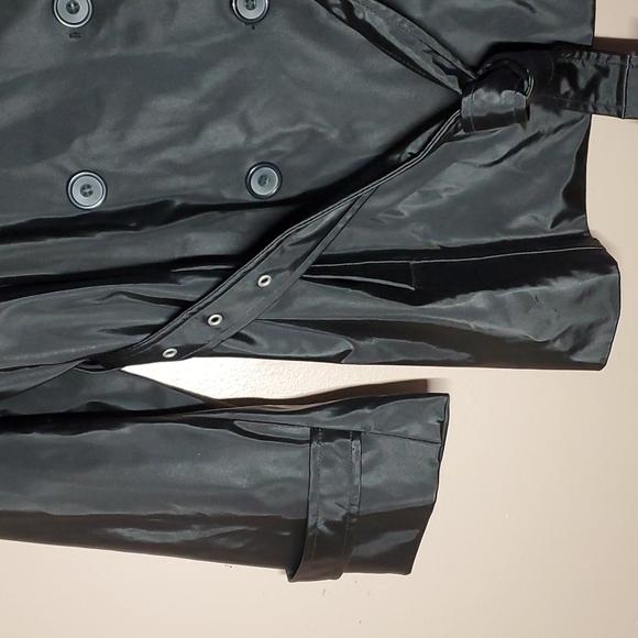 Avenue PVC Belted Trench Coat - Picture 2 of 7